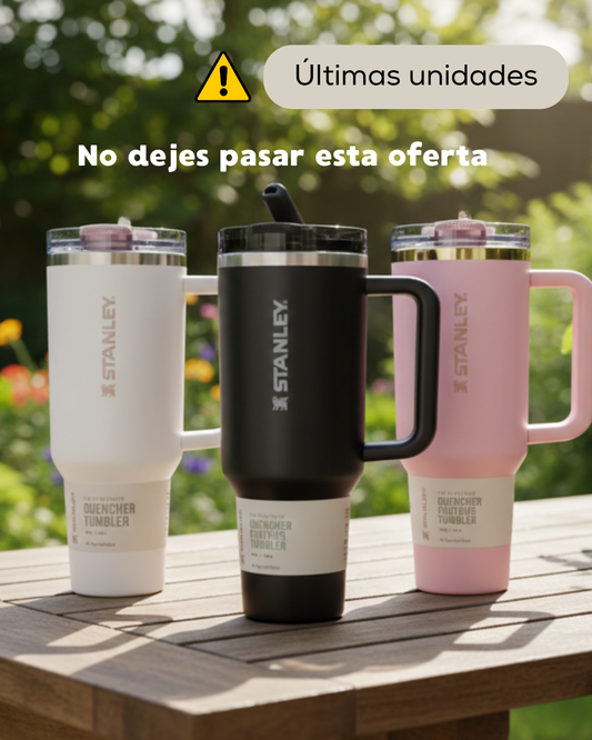 Hielo que Dura 48 Horas: Stanley Quencher ProTour de 40oz